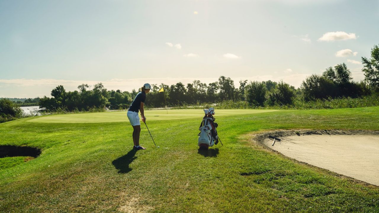 Emma Grechi sur les greens de Margaux